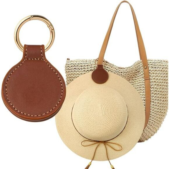 Magnetic Leather Hat Clip Holder Travel Accessory for Bags Purses Backpacks - Picture 1 of 7